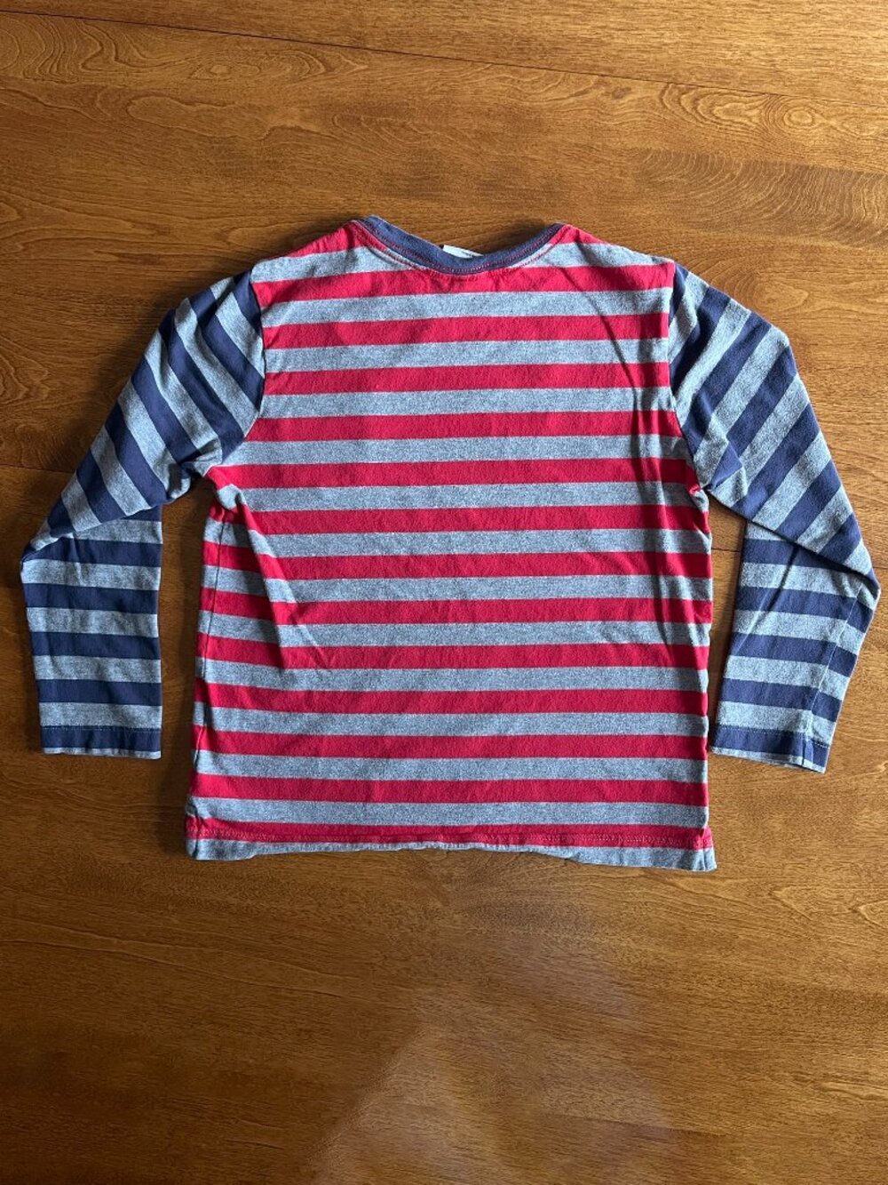 Hanna Andersson red stripe shirt 120 - Picture 7 of 7